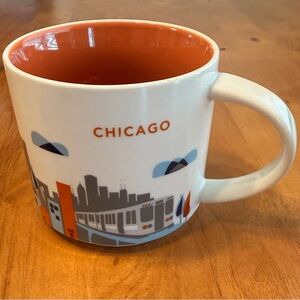 Starbucks Chicago You Are Here Collection Coffee Mug 14 oz
